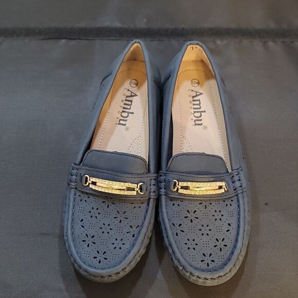 BRAND NEW AMBU COMFORT SLIP-ON WOMEN"S FLAT - Picture 3 of 13